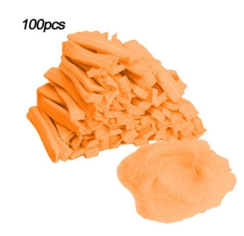 100 Pcs Disposable Microblading Non Woven Fabric Makeup Hair Net Cap