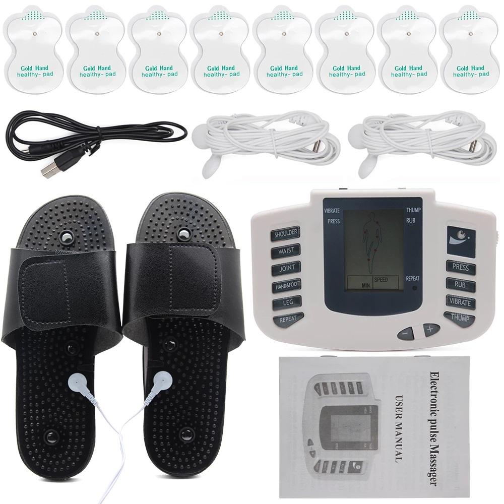 Rechargeable Tens Machine Digital Therapy Full Massager Pain Relief  Acupuncture