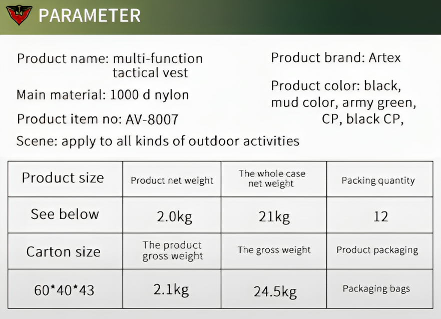 1000D Nylon Waterproof Military/Police Uniform | Combat Training Army Equipment | Tactical Vest | Bulletproof Vest