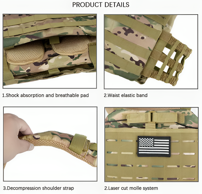 Custom Oxford Military Vest | Outdoor Hunting Drill Tactical Vest