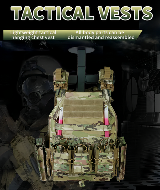 1000D Nylon Waterproof Military/Police Uniform | Combat Training Army Equipment | Tactical Vest | Bulletproof Vest