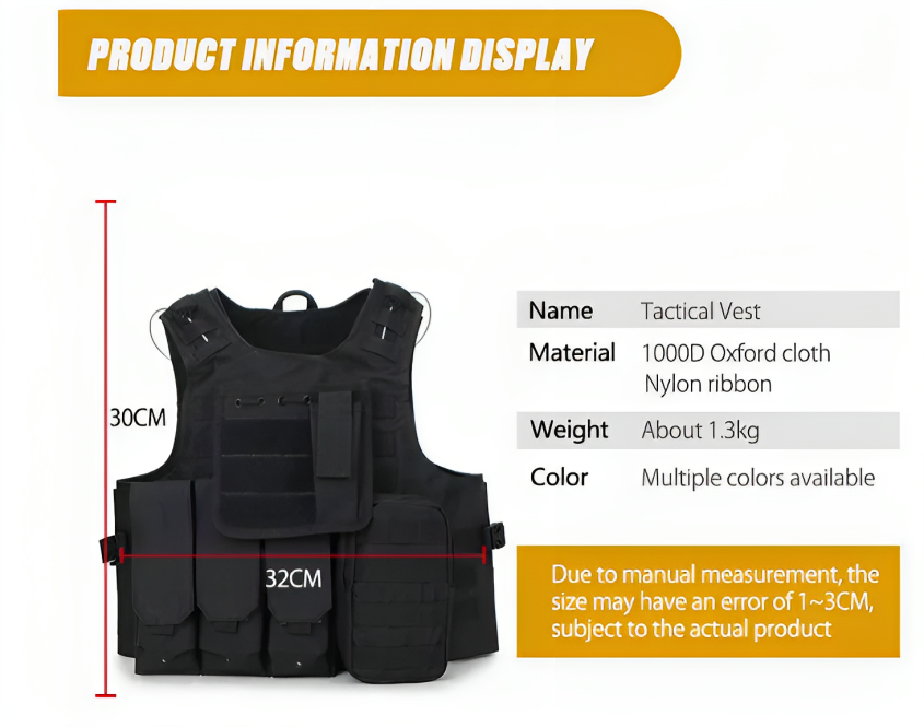 Camouflage Outdoor Amphibious Chest Vest | Outdoor Tactical Vest