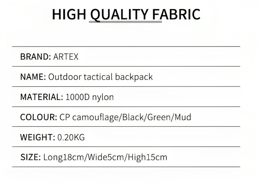 Outdoor Multi-functional Tactical Fanny Pack | Nylon Camouflage Survival Kit | Mountaineering Cycling Pouch | Emergency Medical Kit Tactical Accessories