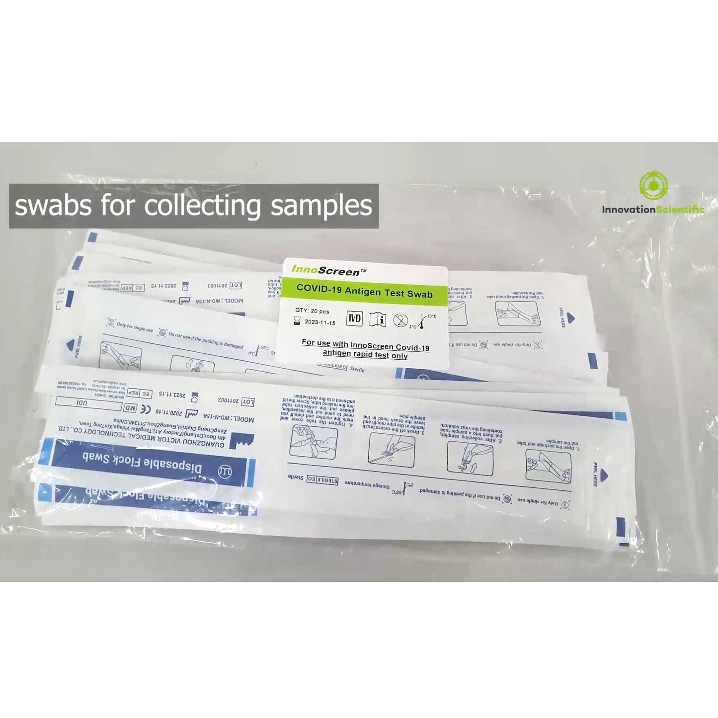 INNOSCREEN Rapid Antigen Test Kit Total 20 Test per Kit