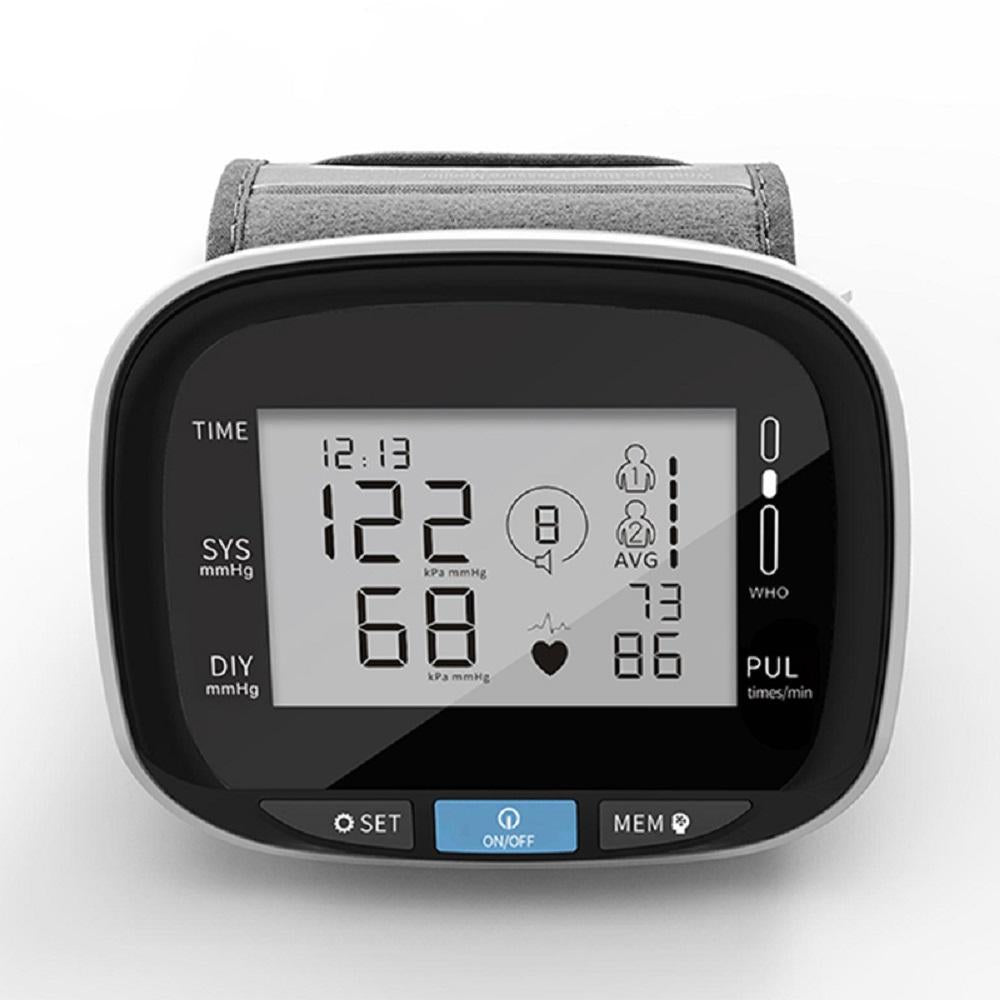 Digital Wrist Blood Pressure Monitor Beat Rate Meter Device Equipment - USA Medical Supply