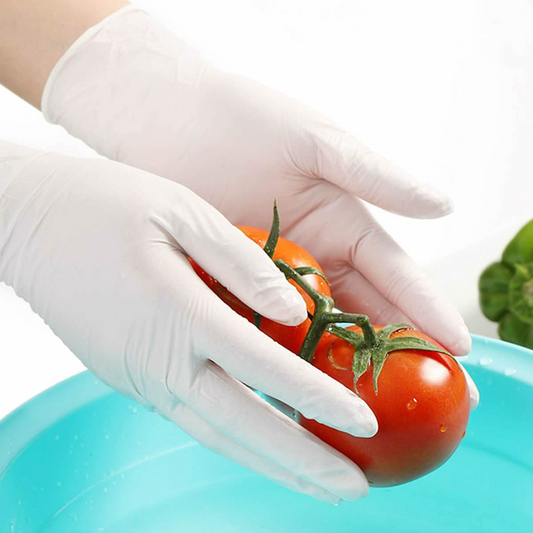 General Purpose Clear Vinyl Disposable Gloves Medium 50 pairs /100 pcs /Box - USA Medical Supply