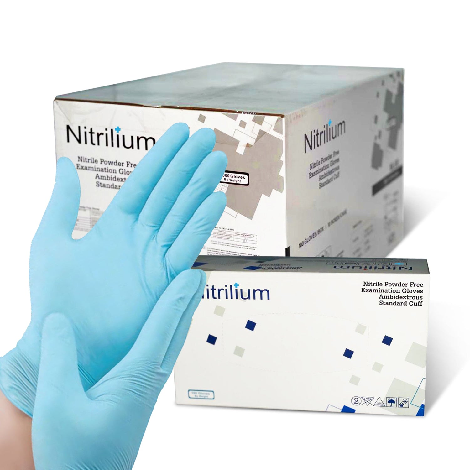 Nitrile Gloves Pallet "Nitrilium" - 720 Boxes ($3/Box of 100pcs-100% Nitrile Patient Examination Gloves/ FDA 510(K), 4Mil) - USA Medical Supply