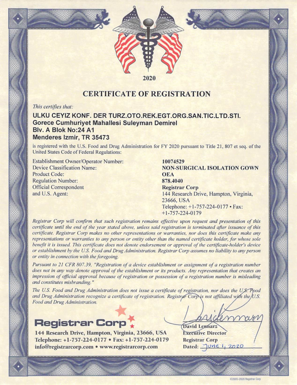 SMS Isolation Gown (Level 4) 65 Pcs/Case for $189 - Wholesale $2.90/Pcs - USA Medical Supply