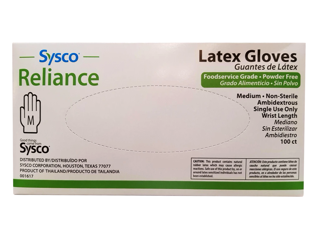 Disposable Latex Hand Gloves - 100Pcs - USA Medical Supply