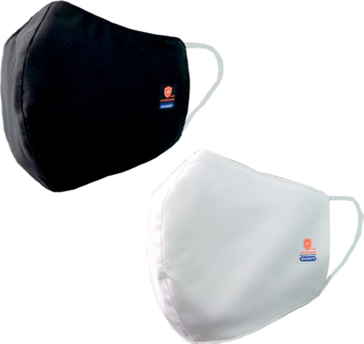 Antibacterial 3 Layer Cloth Mask Sealed In Sterilized Bag - USA Medical Supply