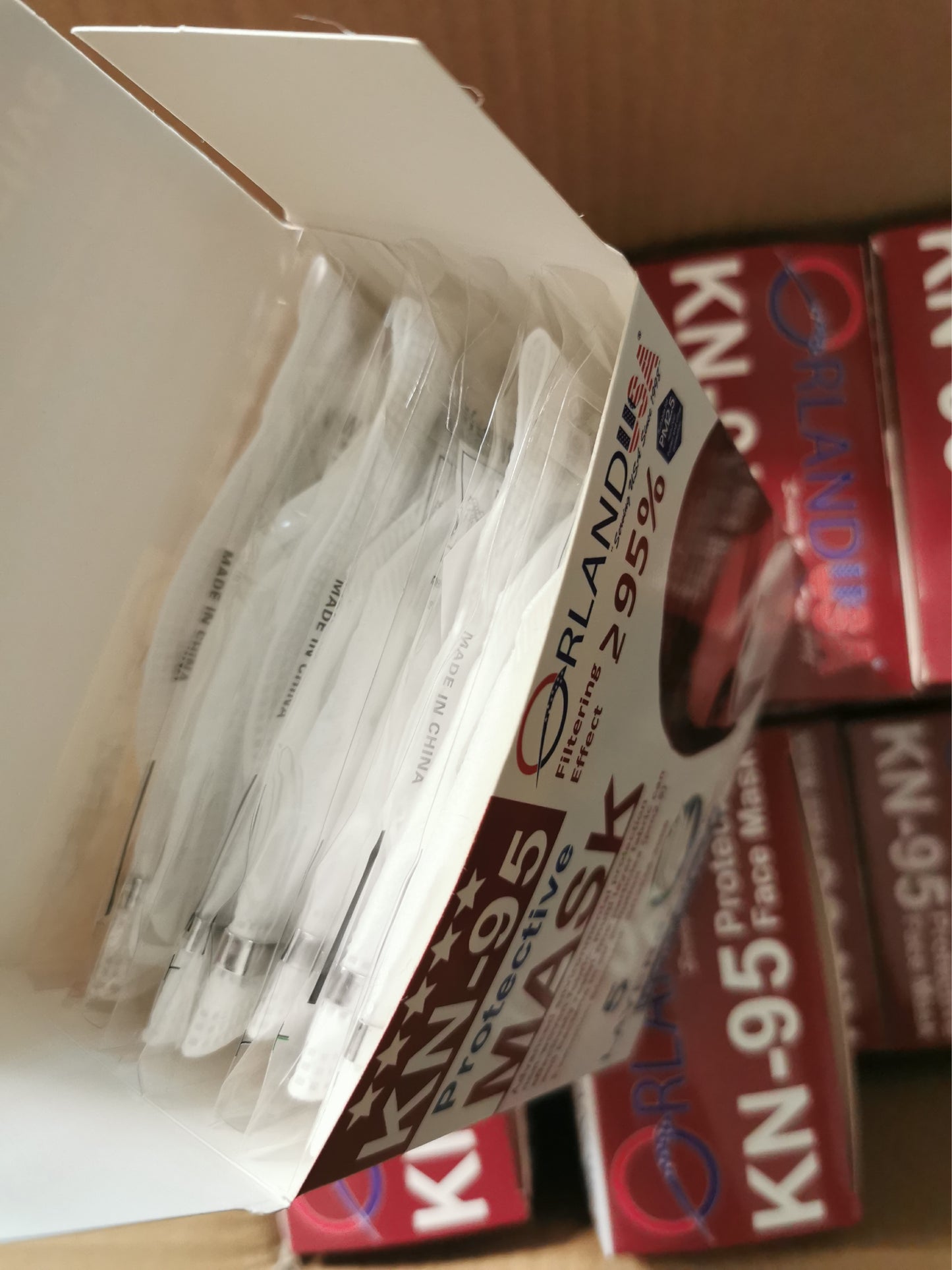 5 Layer KN-95 Protective Face Mask 10 PCS - USA Medical Supply