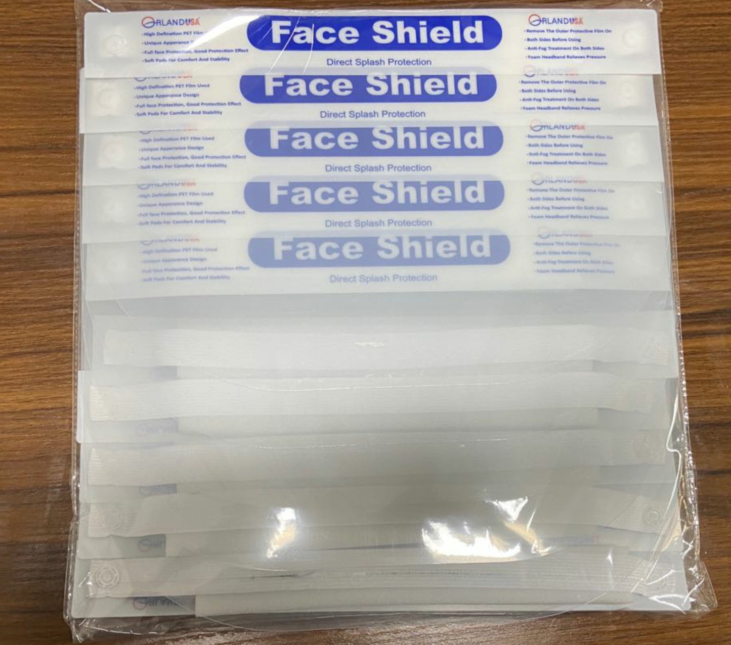 Face Shield Clear Anti-Fog Reusable Masks - USA Medical Supply