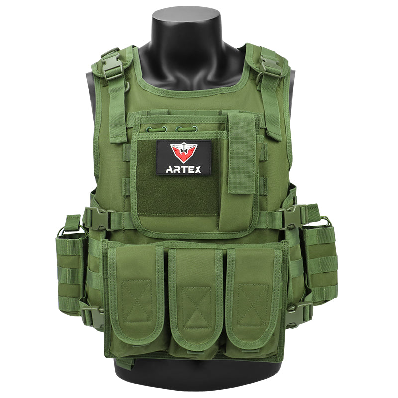 Hot Selling Army Style Combat Molle | Black Military Airsoft Swat Tactical Bulletproof Vest