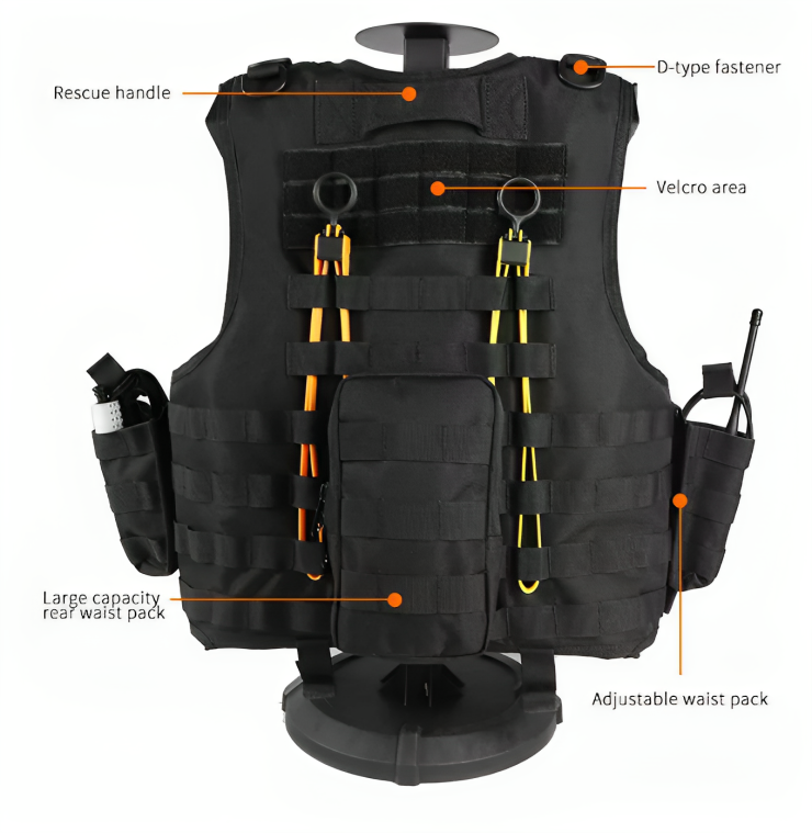 Outdoor Tactical Vest, Polyester Tactical Gear Hunting Vest