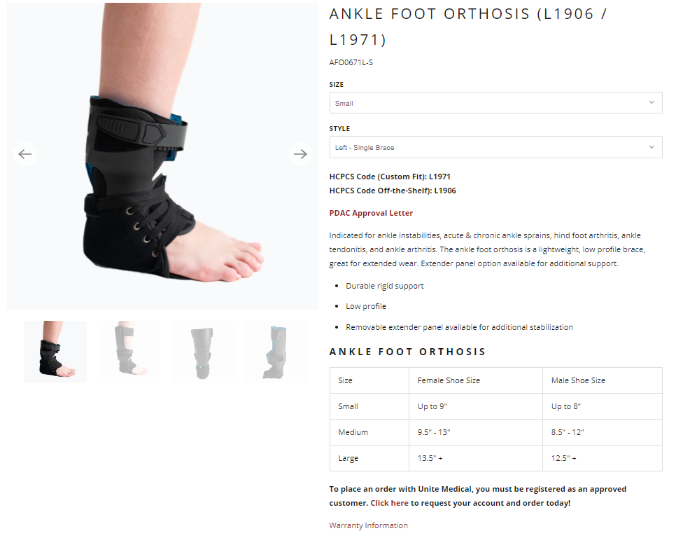 Ankle Foot Orthosis