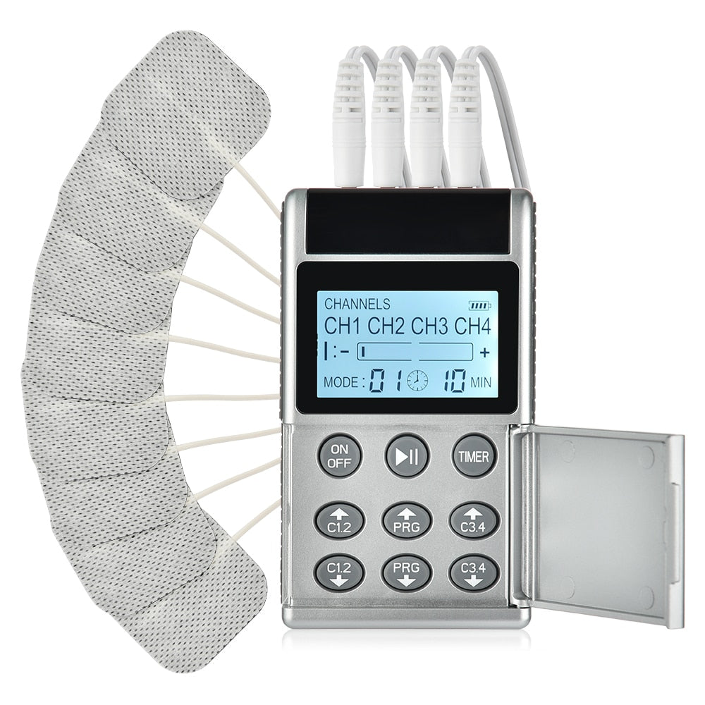 Ems Massage Tens Machine,tens Unit Muscle Stimulator With 16 Modes, rechargeable Digital Therapy Full Body Acupuncture Massage