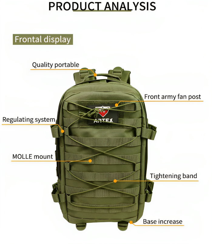 Light Durable Outdoor Tactical Backpack Military Backpack