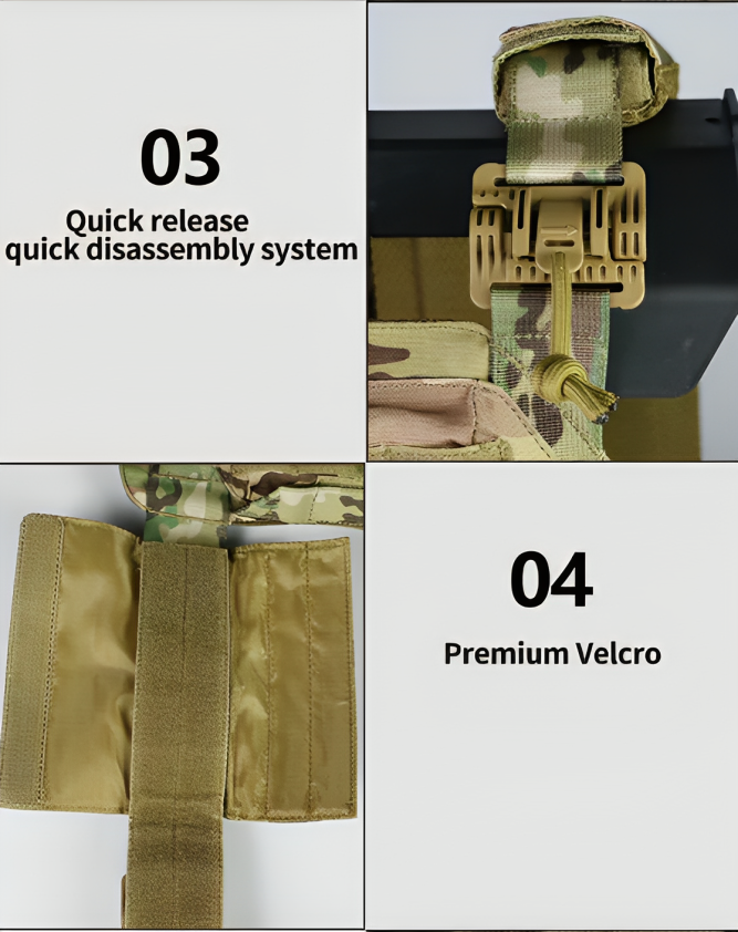 Professional Military Bulletproof Vest | Lightweight Quick Attack Tactical Vest