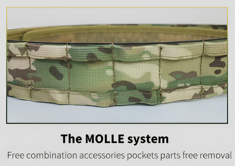 1000d Nylon Adjustable Multi-Functional Military Utility Kit | Heavy Duty Safety Belt | Outdoor Training Nylon Bag | Tactical Military Belt