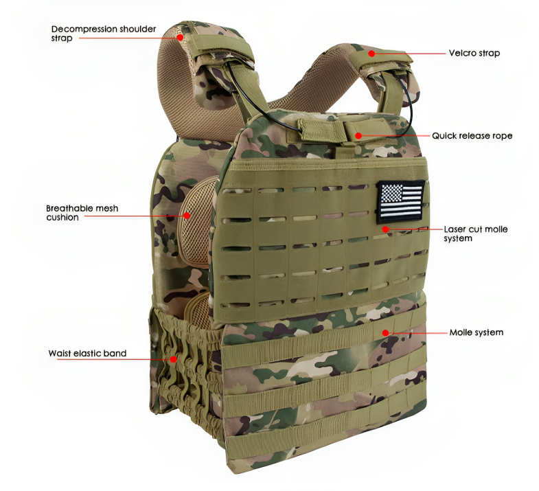 Custom Oxford Military Vest | Outdoor Hunting Drill Tactical Vest