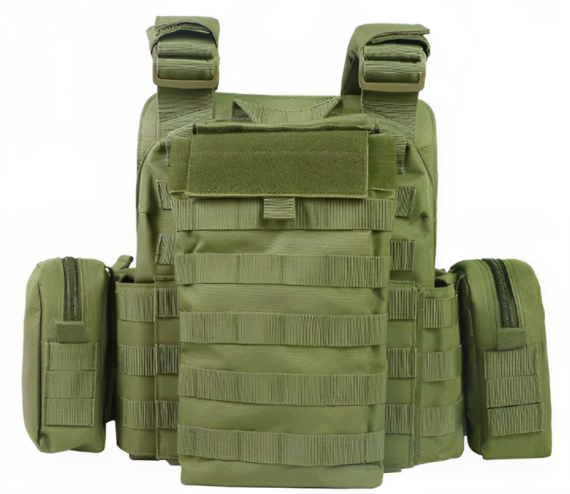 Chaleco Tactical Safety Molle with Pouches Plate Carrier Vest