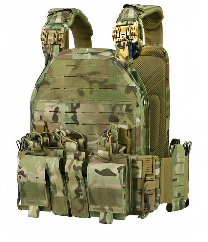 Latest Loadout Quick Release Tactical Vest | Plate Carrier 500D Multicam Bulletproof Vest