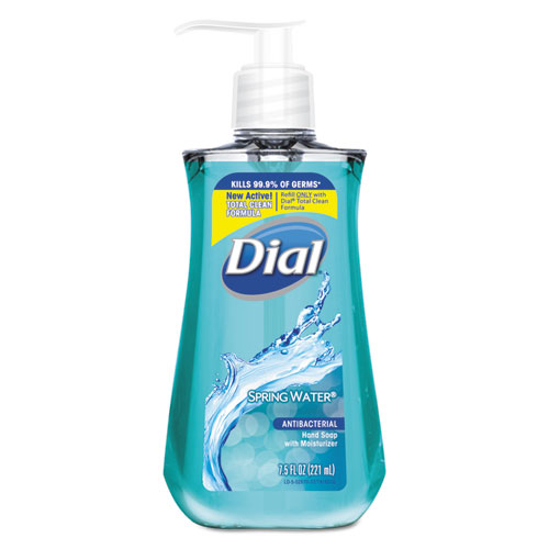 Antibacterial Liquid Hand Soap, Spring Water, 7.5 oz Bottle, 12/Carton - USA Medical Supply