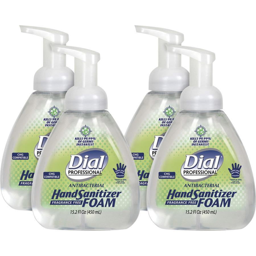Dial Hand Sanitizer Foam - 15.20 oz - Pump Bottle Dispenser - Kill Germs - Hand - Clear - Fragrance-free - 1 Each - USA Medical Supply