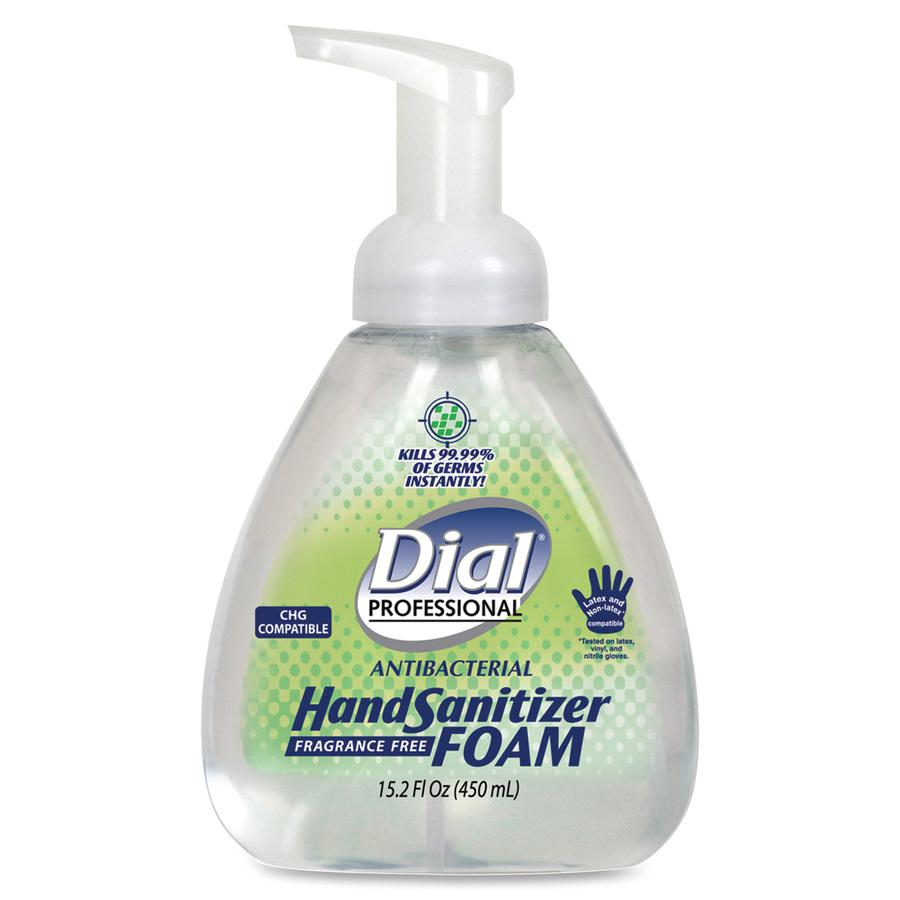 Dial Hand Sanitizer Foam - 15.20 oz - Pump Bottle Dispenser - Kill Germs - Hand - Clear - Fragrance-free - 1 Each - USA Medical Supply