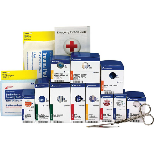 First Aid Only First Aid Only SC Medium General Workplace Refill Kit - 94 x Piece(s) For 25 x Individual(s) - 94 / Box - USA Medical Supply