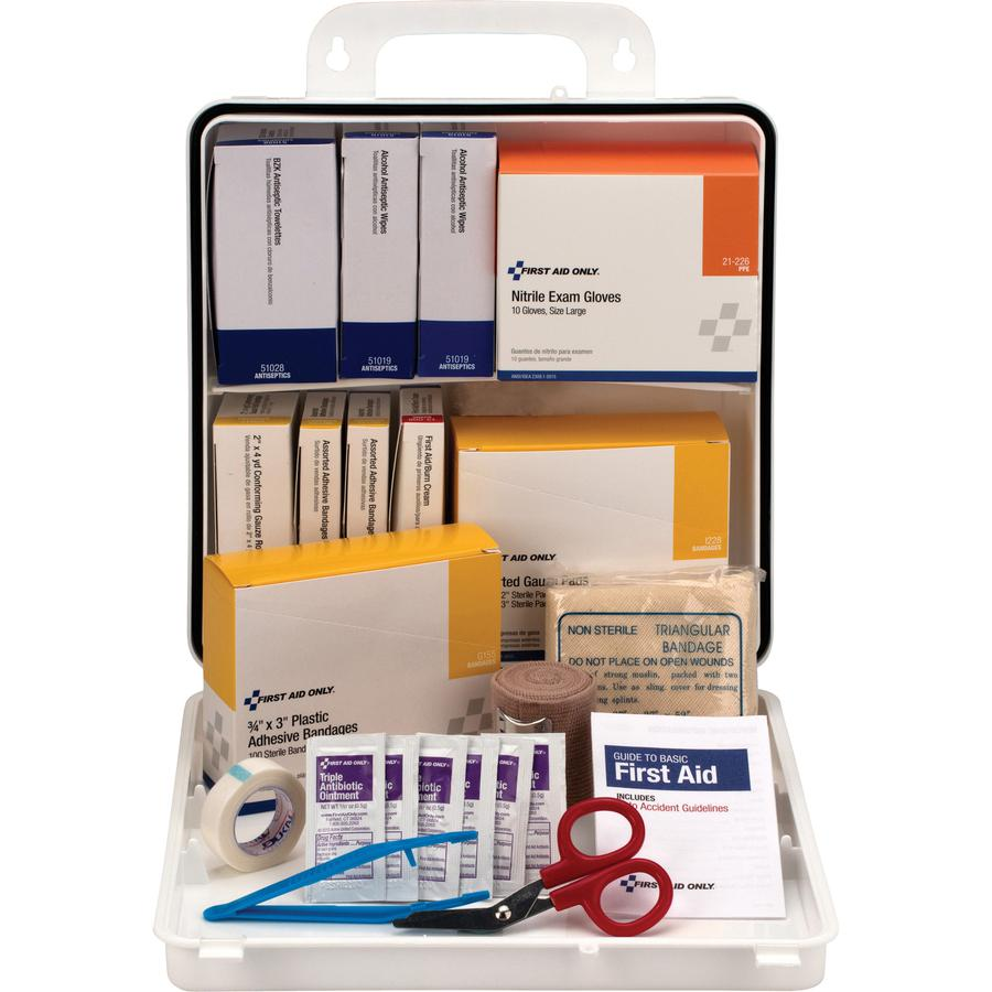 First Aid Only First Aid Only 75 Person Office First Aid Kit - 312 x Piece(s) For 75 x Individual(s) - 9.8" Height x 3" Width x 10.8" Length - Plastic Case - 1 Each - USA Medical Supply