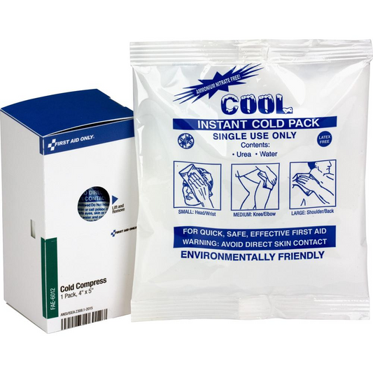 First Aid Only SmartCompliance Refill Cold Pack - 5" Height x 4" Width4.3" Length - 1 Each - USA Medical Supply