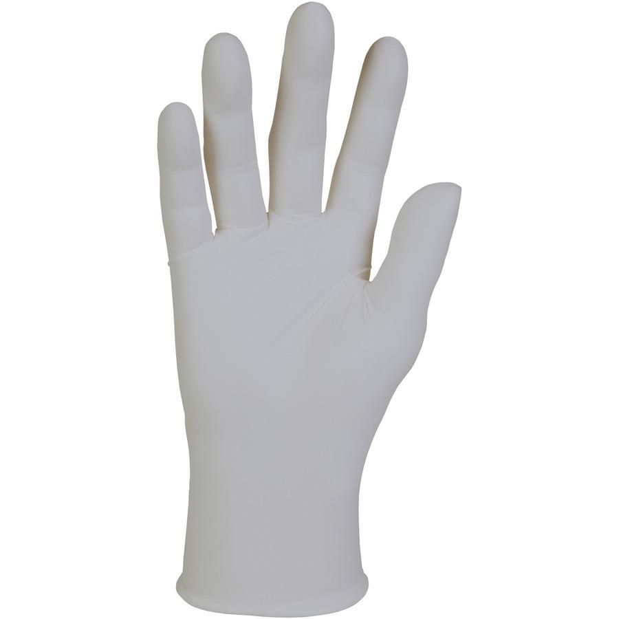 Kimberly-Clark Sterling Nitrile Exam Gloves - 9.5" - X-Large Size - Nitrile - Light Gray - USA Medical Supply