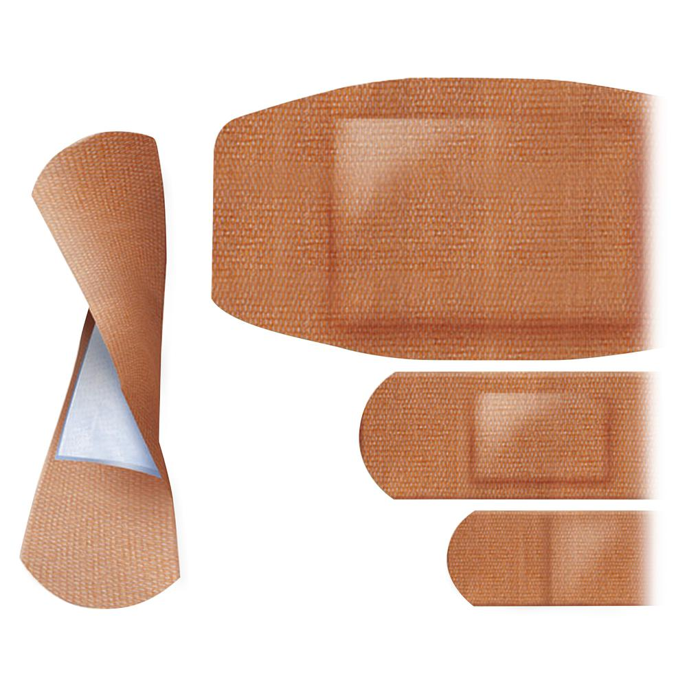 Curad Flex-Fabric Bandages - 100/Box - Tan - Fabric - USA Medical Supply