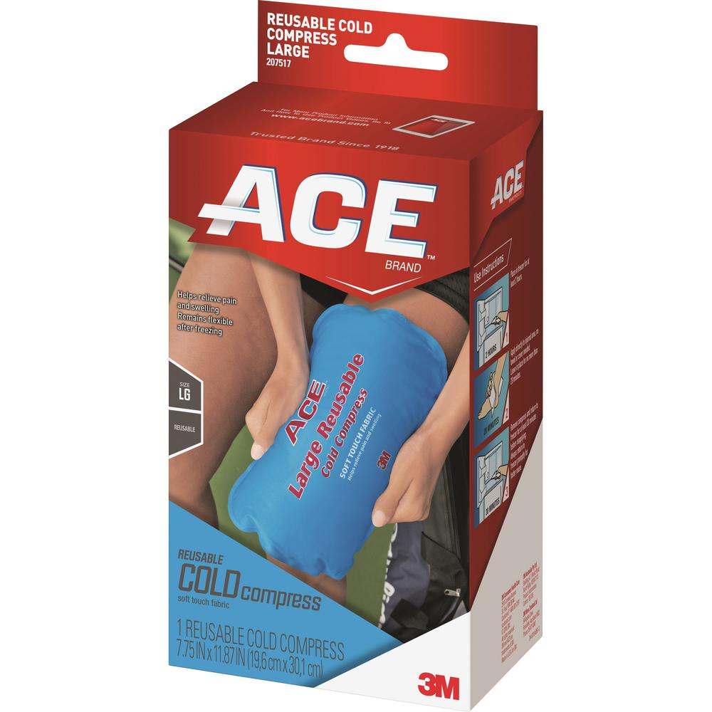 Ace Large Reusable Cold Compress - 1 Each - Blue - USA Medical Supply