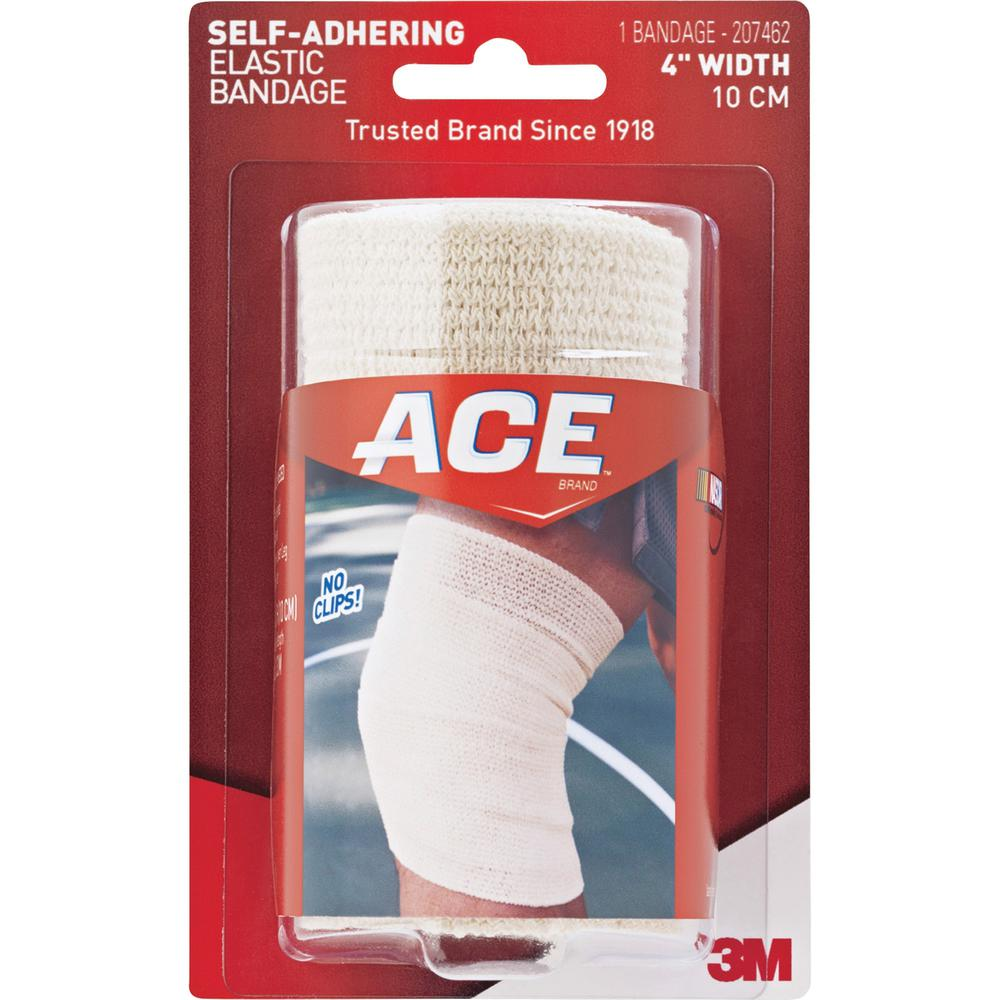 Ace Self-adhering Elastic Bandage - 4" - 1Each - Tan - USA Medical Supply