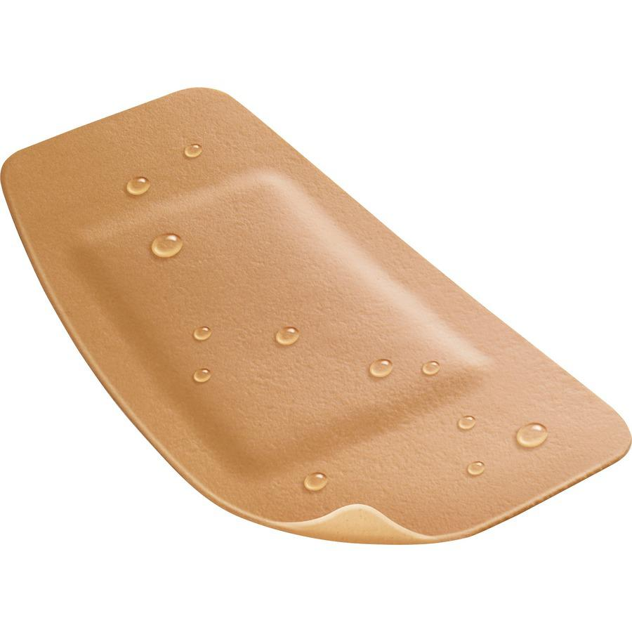 Nexcare Extra-Cushion Knee/Elbow Bandages - 1.88" x 4" - 8/Box - Beige - Foam - USA Medical Supply