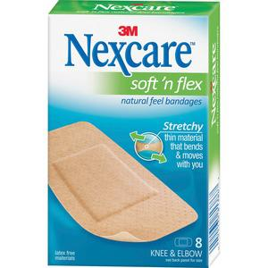 3M Soft 'n Flex Bandages, 2"W - 1.88" x 4" - 8/Box - Tan - USA Medical Supply