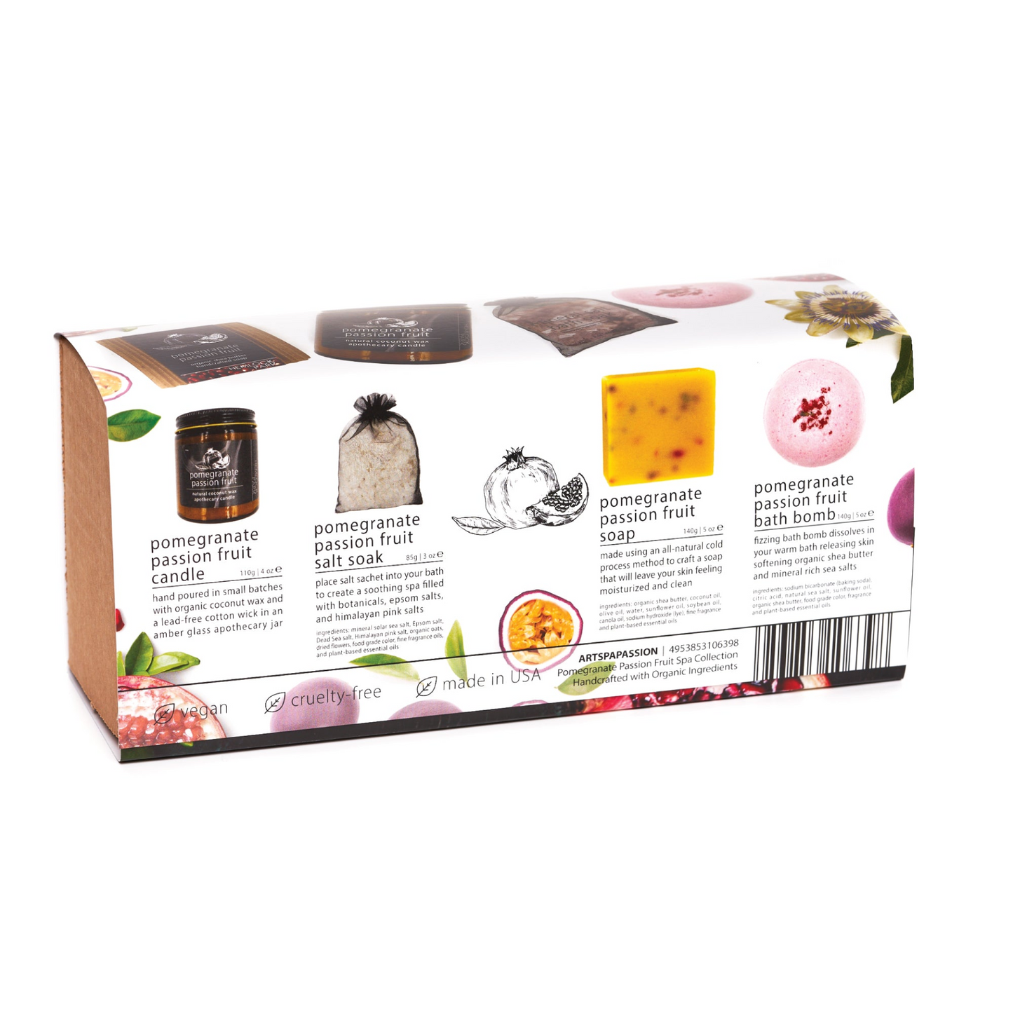 Pomegranate Passion Fruit | Artisanal Spa Collection Gift Set - USA Medical Supply