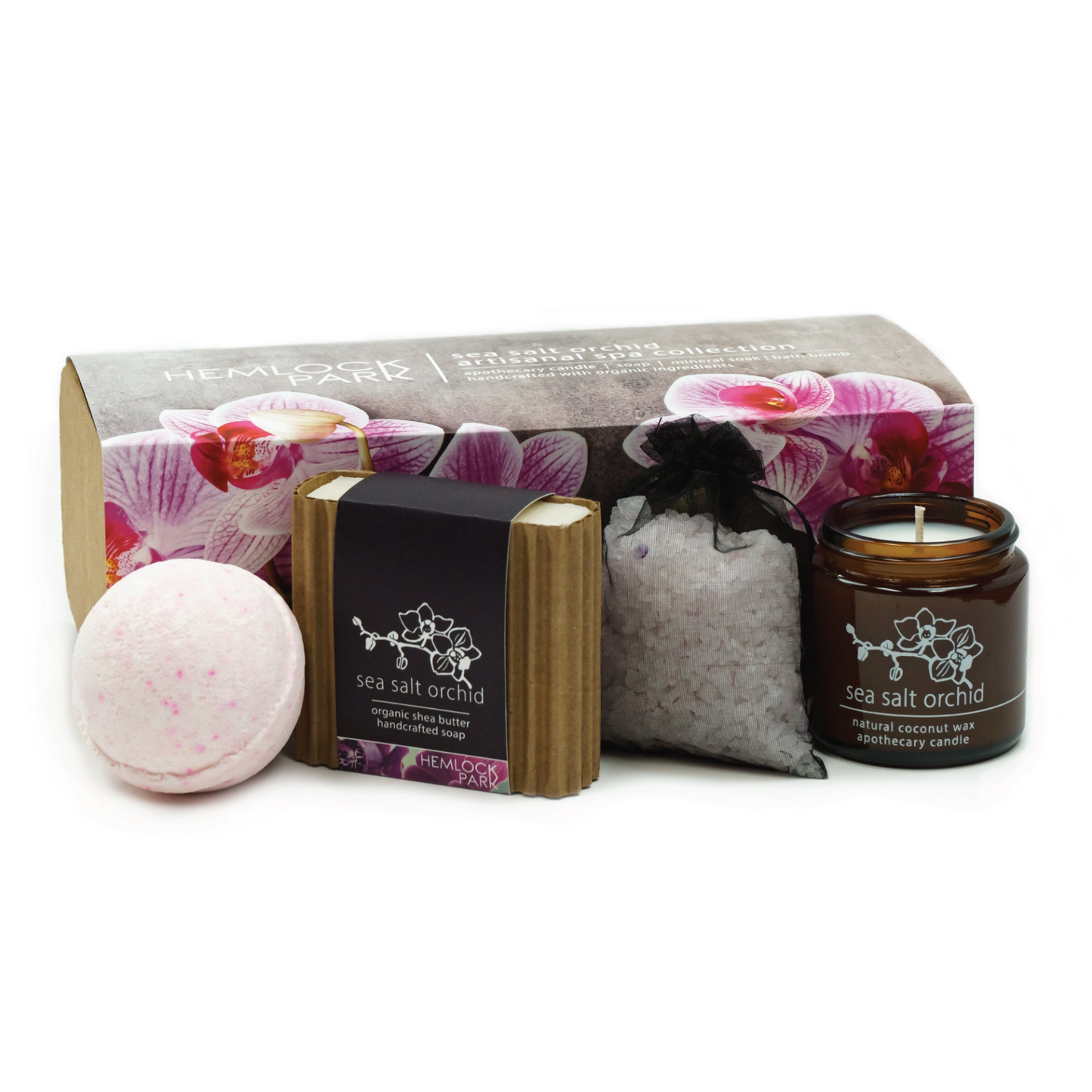 Sea Salt Orchid | Artisanal Spa Collection Gift Set - USA Medical Supply