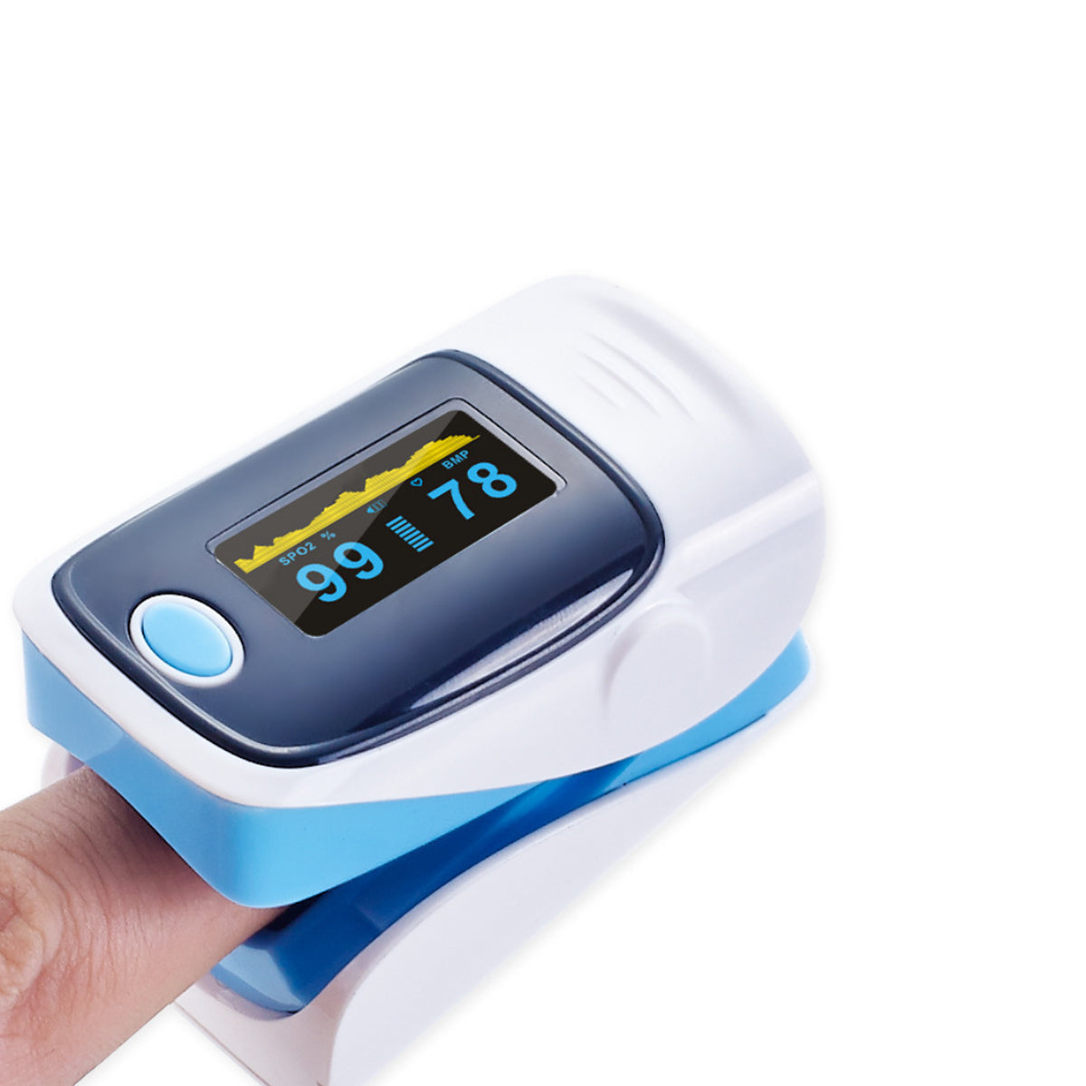 Fingertip Pulse Oximeter And Blood Oxygen Saturation Monitor With LED Display - USA Medical Supply