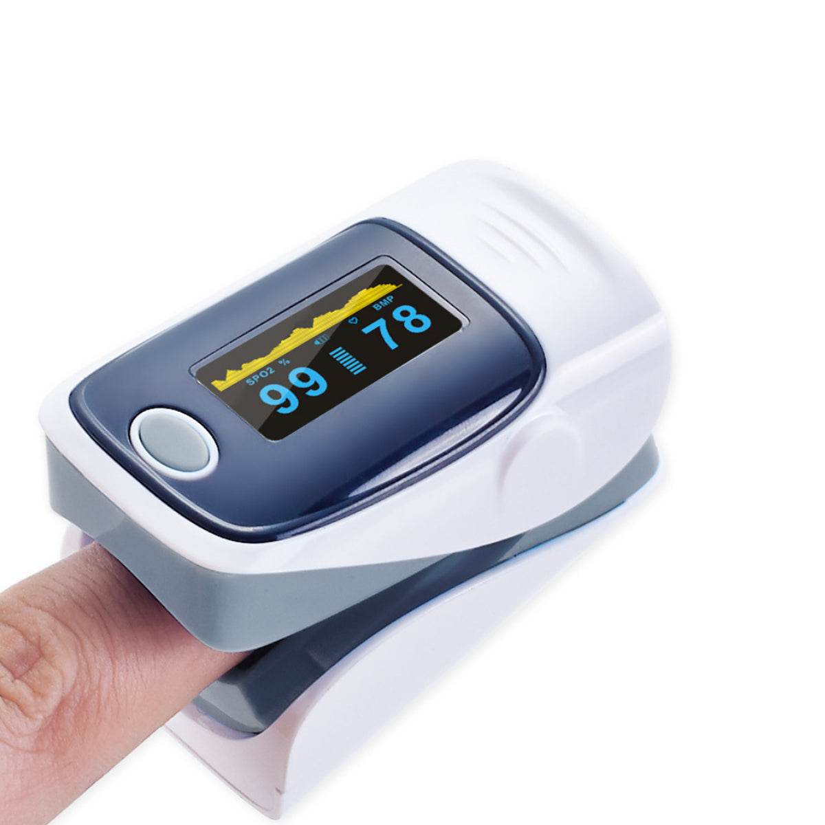 Fingertip Pulse Oximeter And Blood Oxygen Saturation Monitor With LED Display - USA Medical Supply