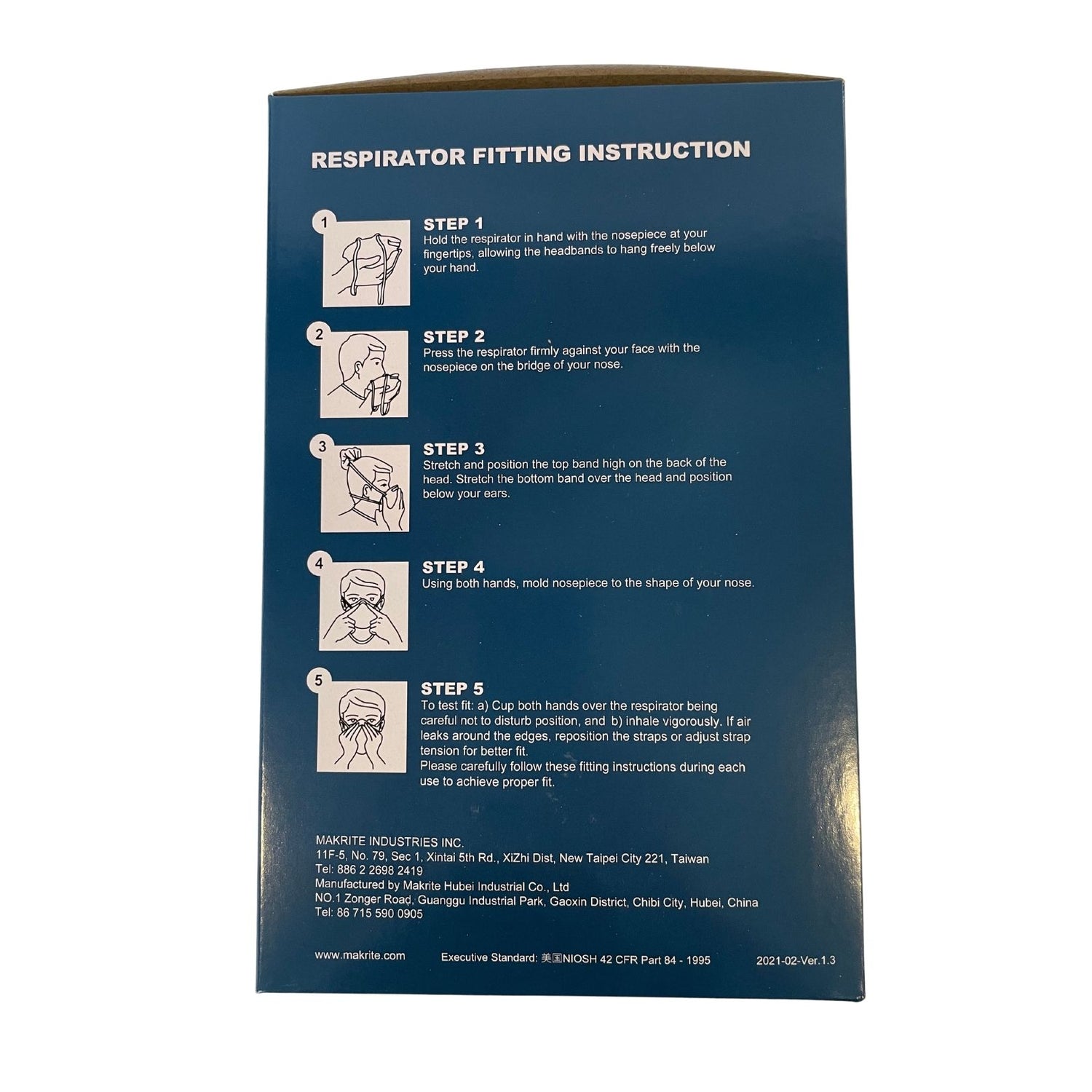 Mask 9500-N95 $1/PCS ( $19.99/Box (20 Pcs/Box) NIOSH Certified N95 Respirator - USA Medical Supply