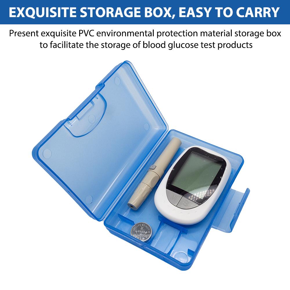 Blood Glucose Meter Glucometer Kit Home Diabetes Tester - USA Medical Supply