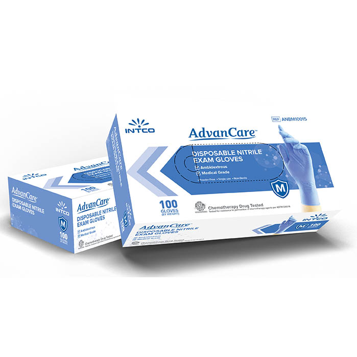 AdvanCare Nitrile Exam Gloves - USA Medical Supply