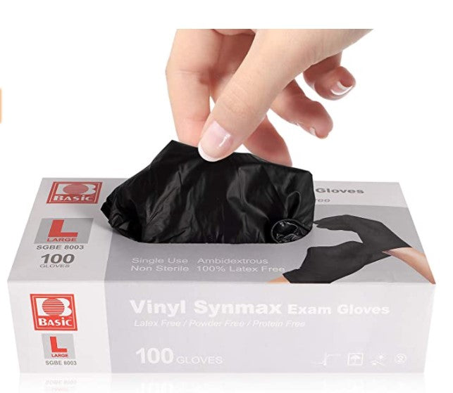 Disposable Medical Vinyl Exam Gloves Industrial Gloves 100PCS - USA Medical Supply