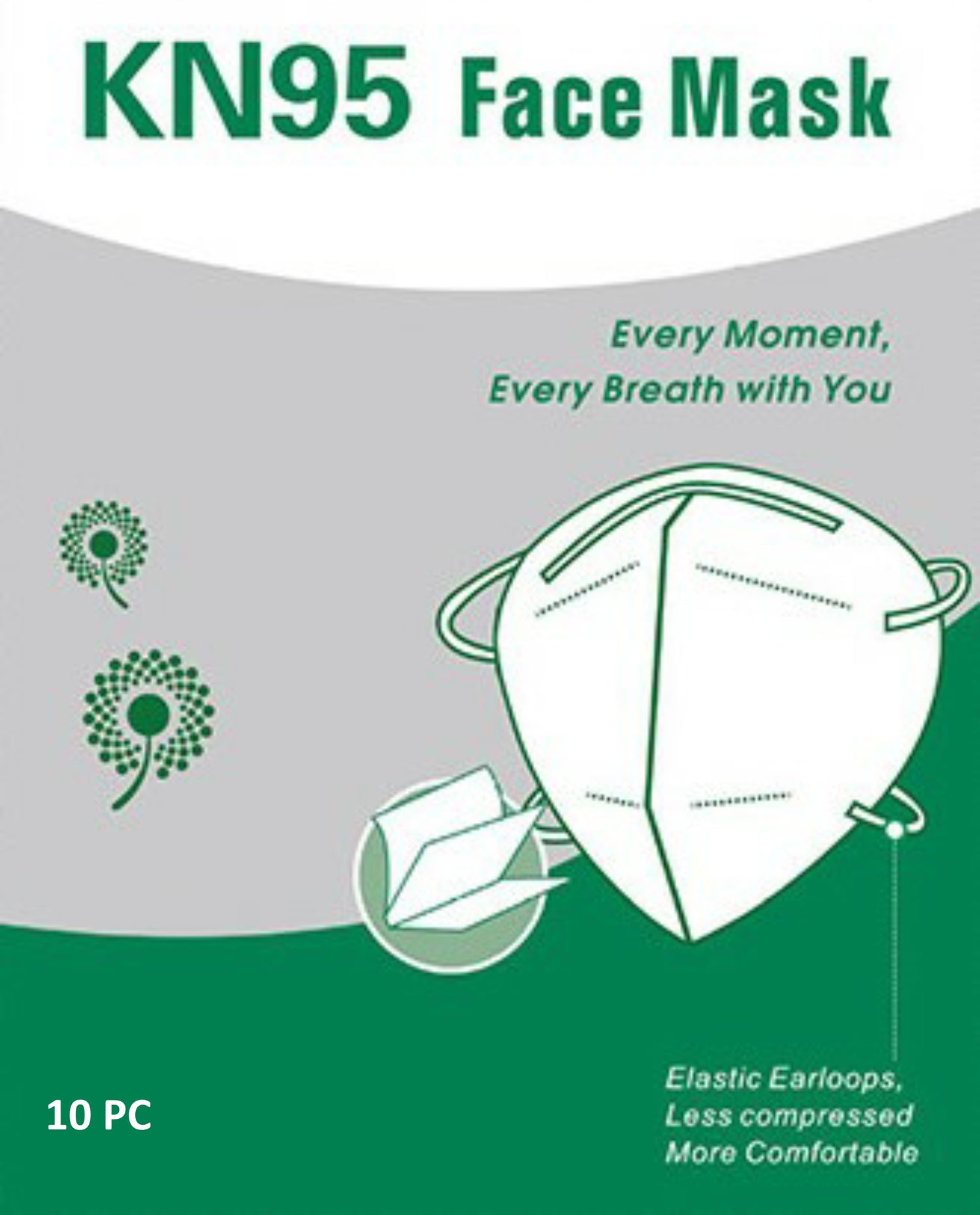 KN95 Face Mask -10 PACK - USA Medical Supply