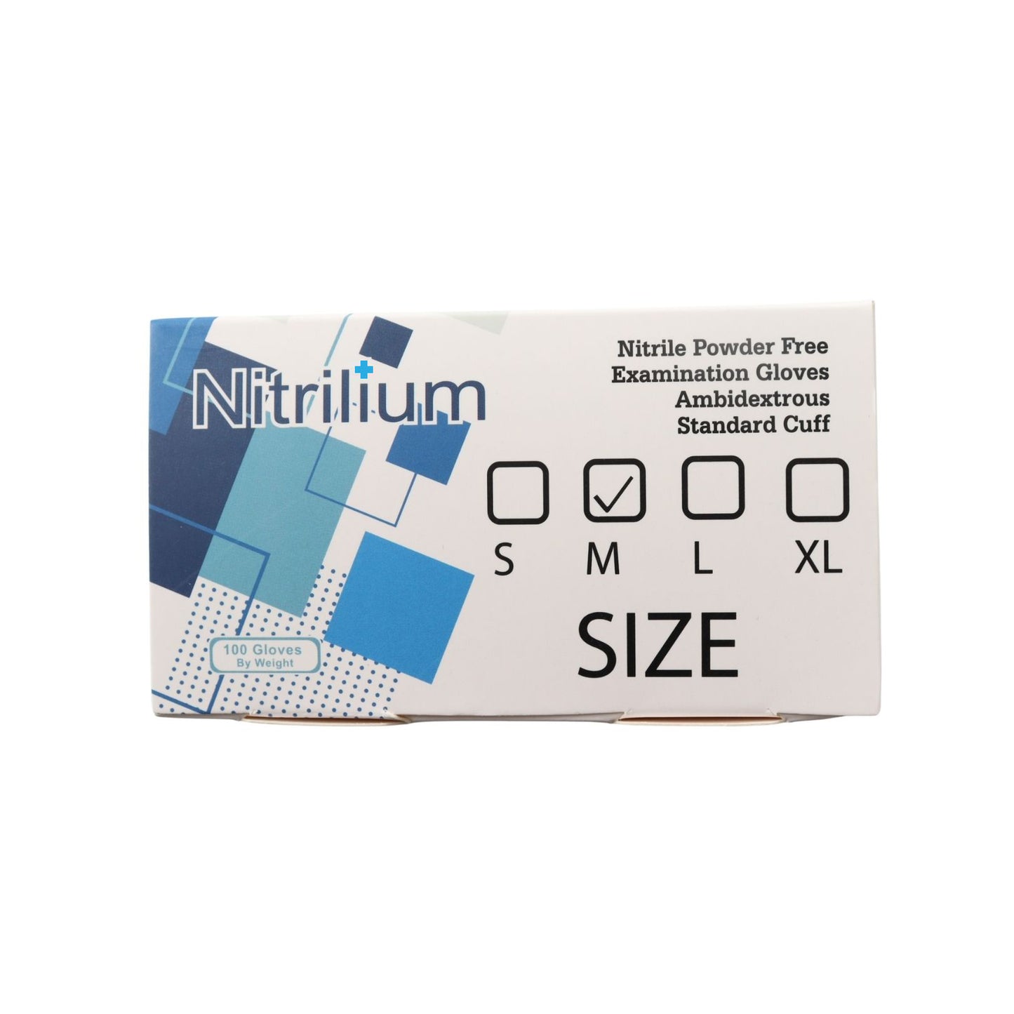 "Nitrilium" Nitrile Gloves -1 Box (19.99$/Box of 100pcs-100% Pure Non Blend Nitrile Patient Examination Gloves/ FDA 510(K), 4Mil) - USA Medical Supply